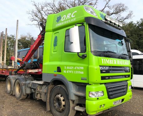 2013 DAF CF85.510 6x4 PTO Tractor unit manual gearbox