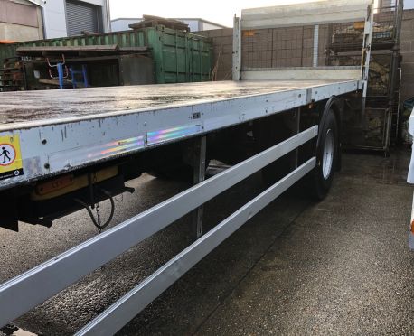 2012 DAF LF55.220 FLATBED WITH HIAB (REF:D827)