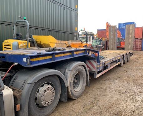 2005 FAYMONVILLE TRIAXLE EXTENDING LOW LOADER TRAILER (REF:D829)