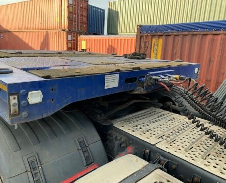 2005 FAYMONVILLE TRIAXLE EXTENDING LOW LOADER TRAILER (REF:D829)