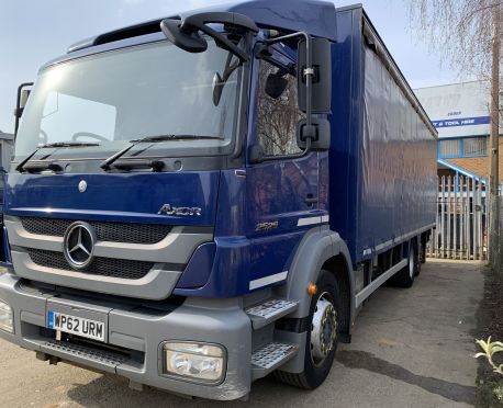 2013 MERCEDES AXOR 2529 6X2 CURTAINSIDER MANUAL GEARBOX