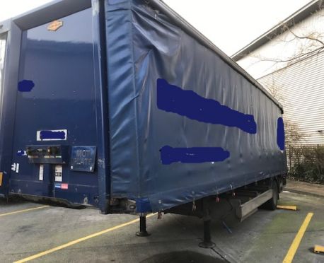 2008 DON BUR SINGLE AXLE CURTAINSIDER URBAN TRAILER