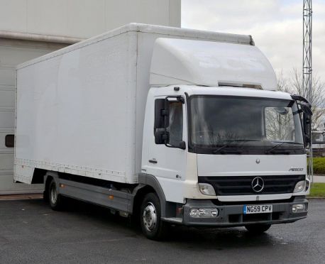 2010 MERCEDES 816 ATEGO DROPWELL BOX