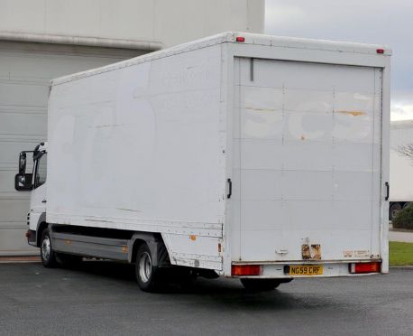 2010 MERCEDES 816 ATEGO DROPWELL BOX