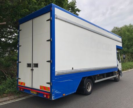 2003 Daf LF45.170 Dropwell Luton Box Container body