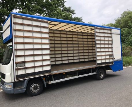 2003 Daf LF45.170 Dropwell Luton Box Container body