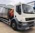 2003 DAF LF55.220 Caged dropside with Palfinger Crane