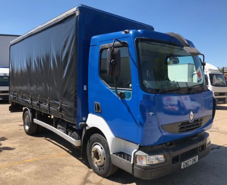 2007 Renault Midlum 11TON Curtainsider