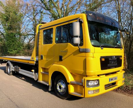 2013 MAN 12.220 CREWCAB SLIDEBED TRANSPORTER (Ref: D783)