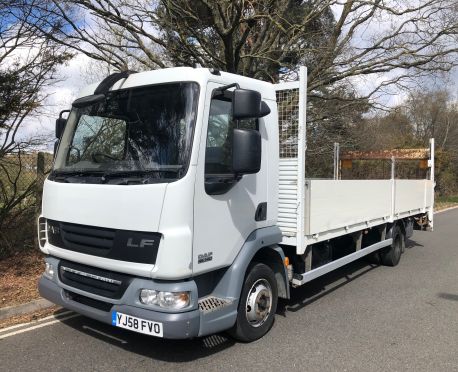 2009 DAF 45.140 Euro 5 Flatbed with tail lift (Ref D786)