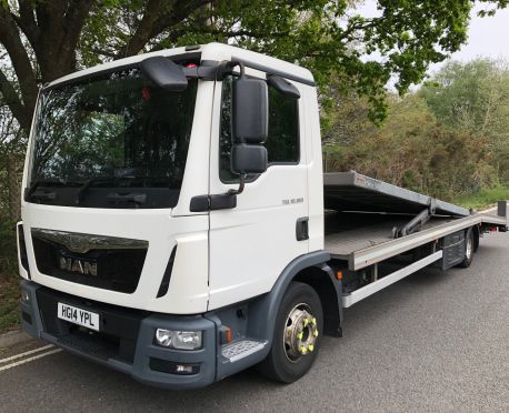 2014 EURO 6, MAN TGL 10.180 3/4 CAR TRANSPORTER (REF D787)