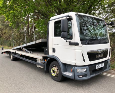 2014 EURO 6, MAN TGL 10.180 3/4 CAR TRANSPORTER (REF D787)