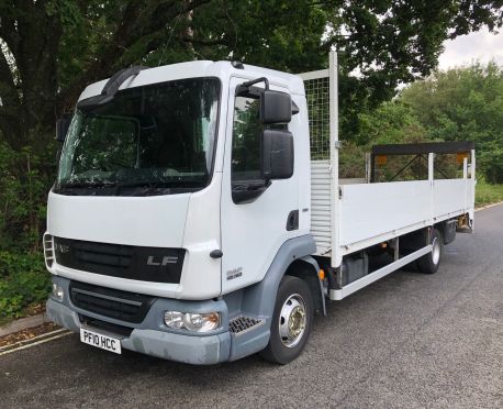 2010 DAF LF45.160 Euro 5 Dropside Flatbed with tail lift (REF:D788)